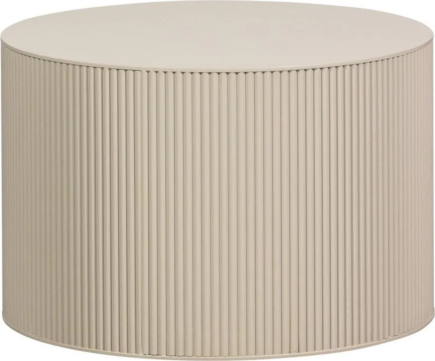 Măsuță de cafea bej rotundă ø 60 cm Sanne – WOOOD