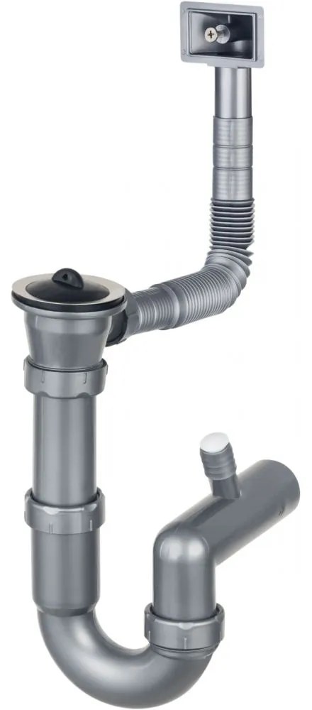 Sifon chiuveta inox o cuva Deante, cu preaplin