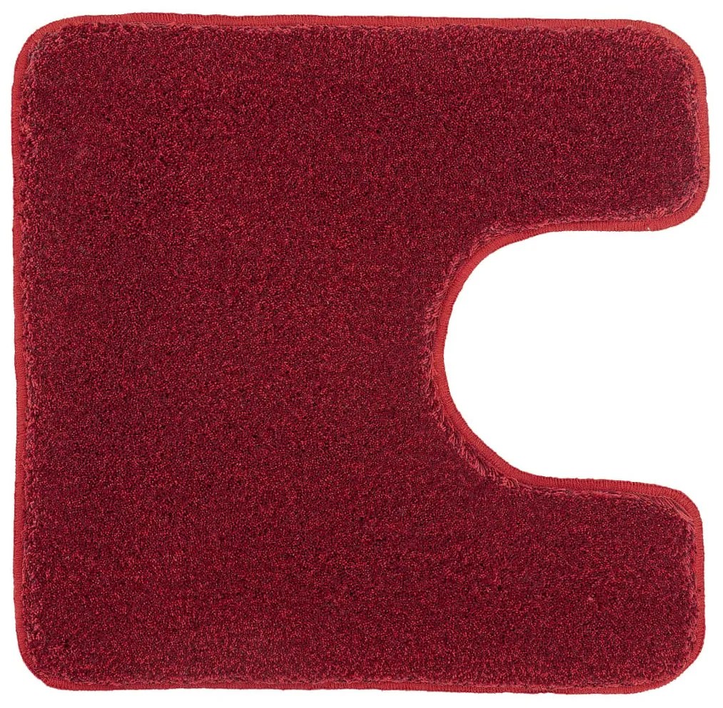 430255 Kleine Wolke Toilet Rug   Relax   55x55cm Ruby Red