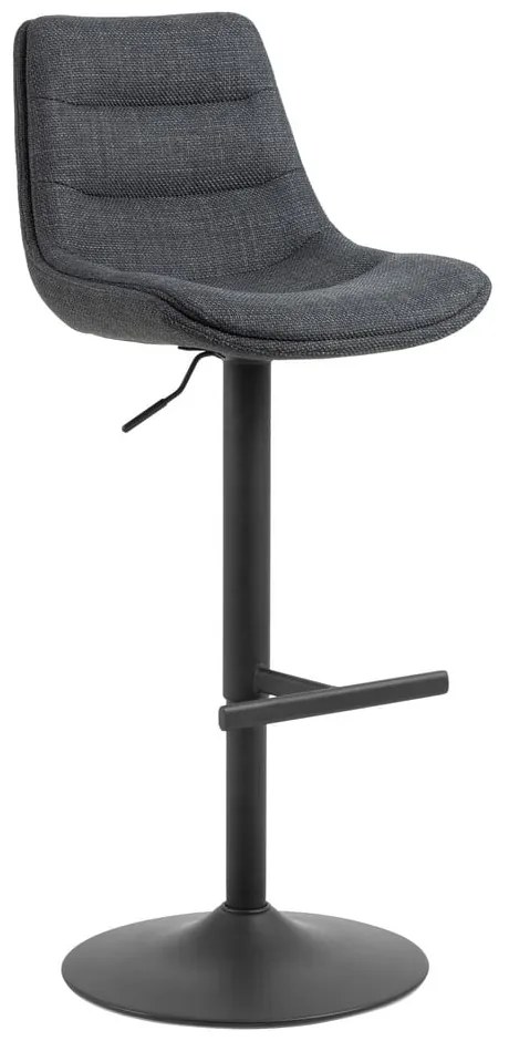 Scaun de bar gri cu înălțime ajustabilă (înălțime șezut 65 cm) Adisa – Actona