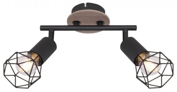 Spot de perete XARA 2xE14/40W/230V Globo 54802S-2H