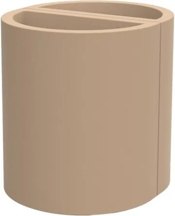 Set de 2 Ghivece plante design decorativ exterior/interior Half cylinder pot 50x29x55cm