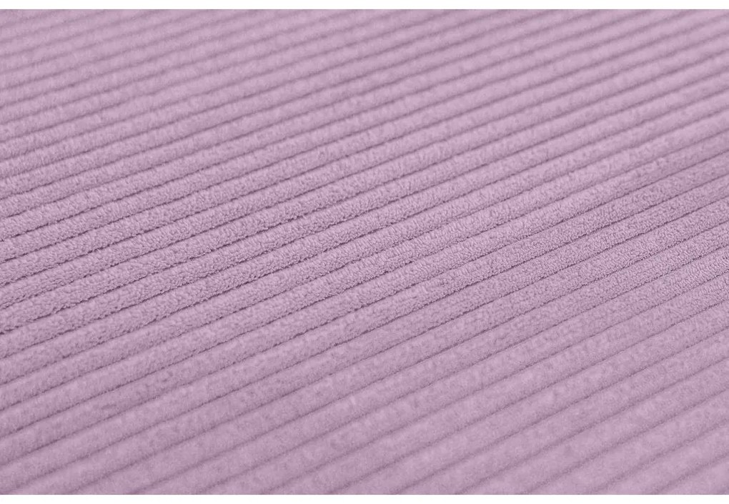 Canapea extensibila trei locuri cu taburet SMART SET, lila