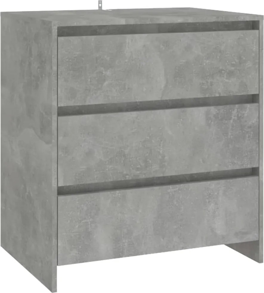 vidaXL Servantă, gri beton, 70x41x75 cm, lemn prelucrat