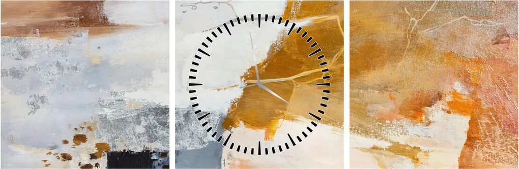 Tablou - Abstract (cu ceas) (90x30 cm)