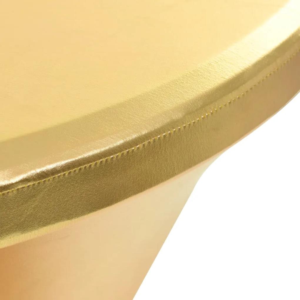 Huse elastice de masa, 2 buc., auriu, 60 cm 2, Auriu, 60 cm