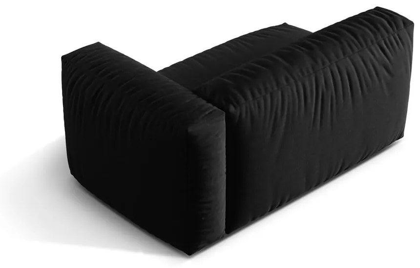 Modul pentru canapea modulară negru (cu colț pe partea dreaptă) Martina – Micadoni Home