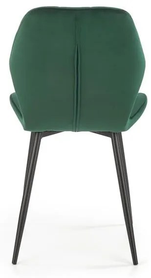 Scaun K453 velvet verde