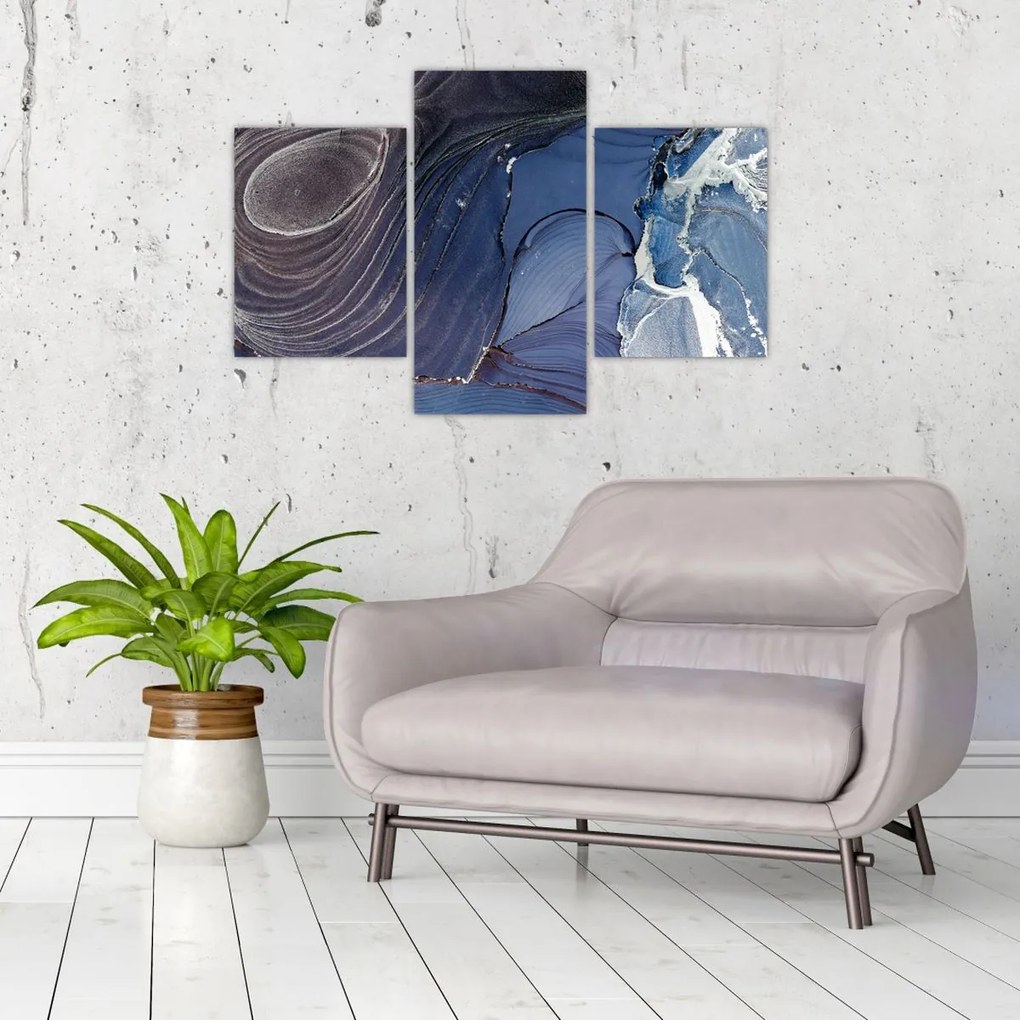 Tablou - Cerneală marmorată (90x60 cm)