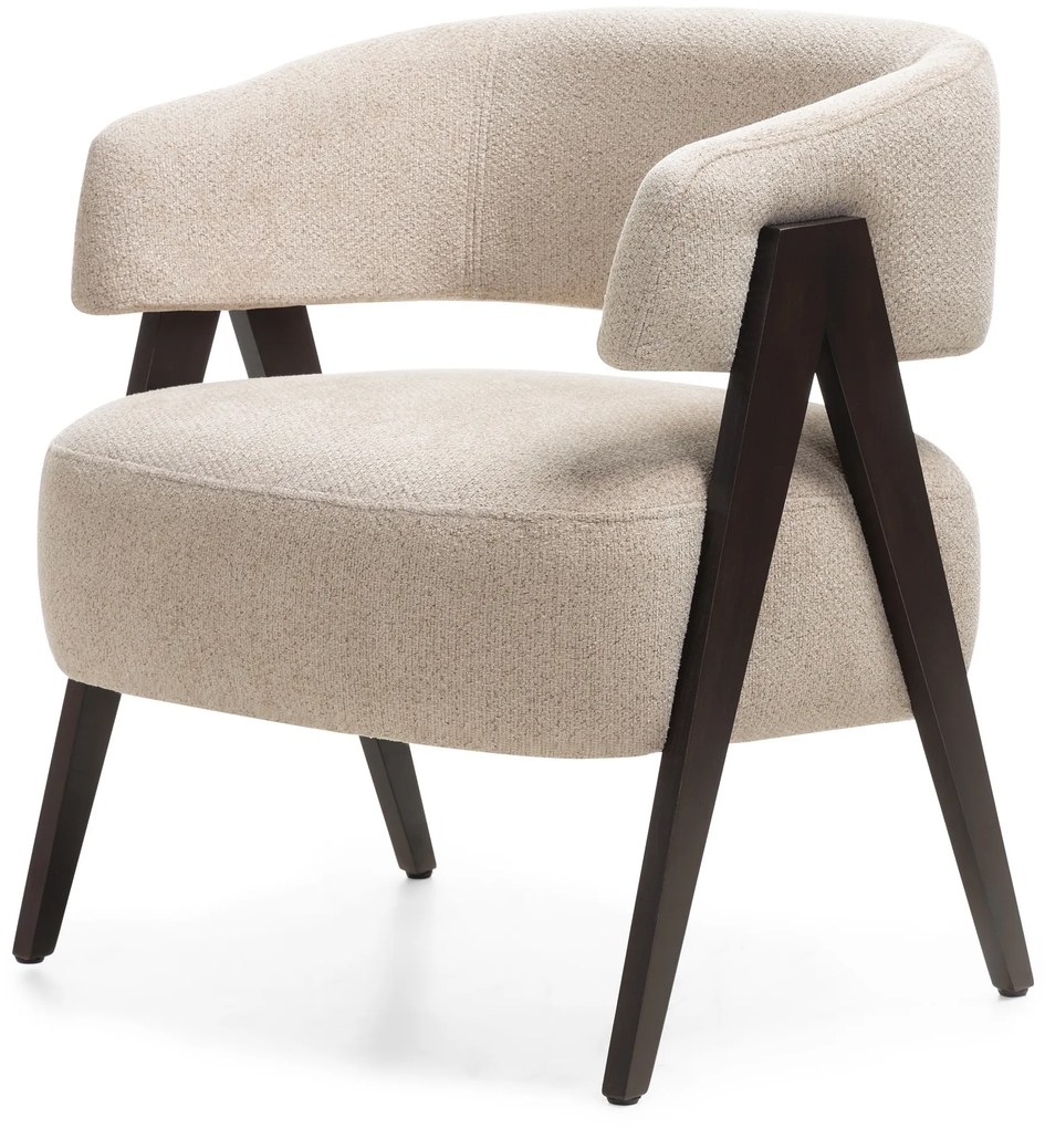 Fotoliu design bej MIZU
