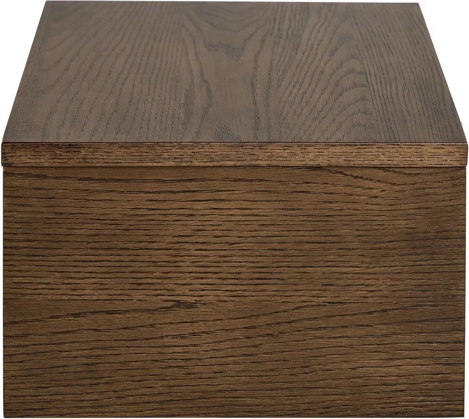 Noptieră în culoare naturală închisă cu aspect de lemn de stejar Monfort – Actona