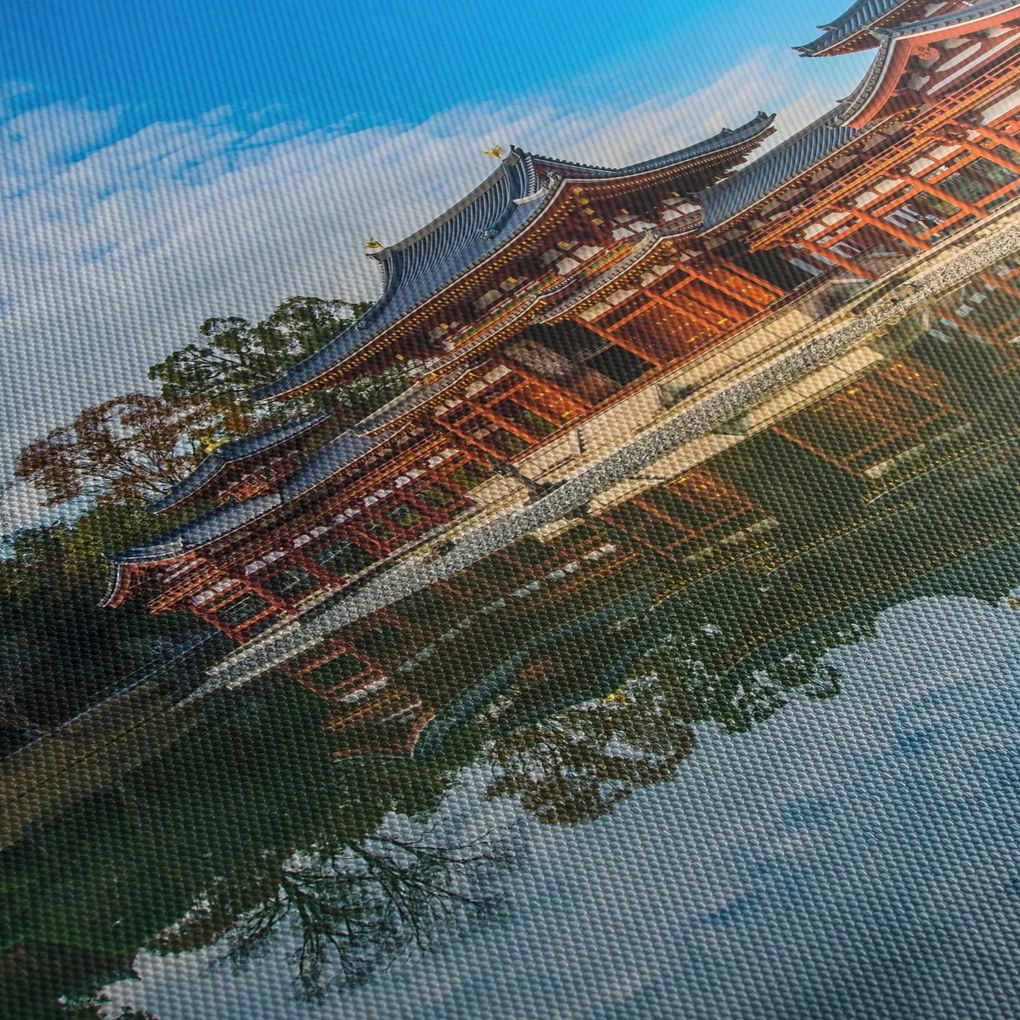 Tablou - Templul Byodo-in, Japonia (120x50 cm)