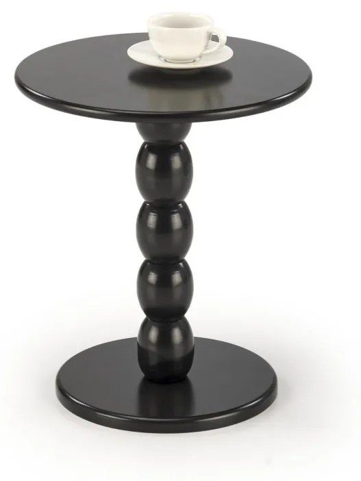 Masa de cafea rotunda Cirilla neagra ø40/h47 cm