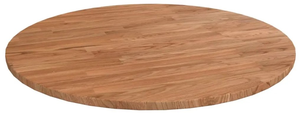342961 vidaXL Blat de masă rotund maro deschis Ø60x1,5 cm lemn stejar tratat