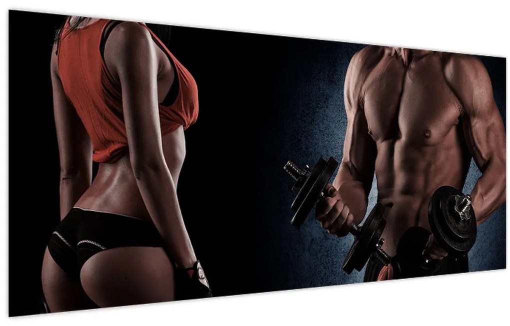 Tablou - Fitness (120x50 cm)
