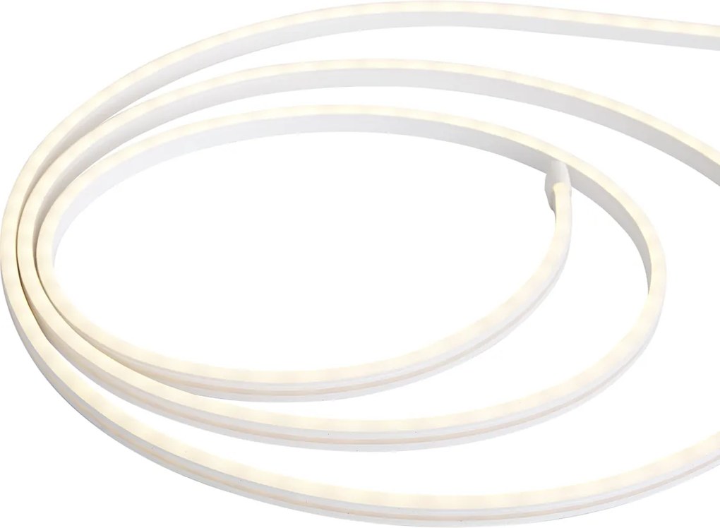 Bandă LED inteligentă 5 metri CCT 30W 350 lm 2700 - 6500K IP44 Incl. Pini de împământare