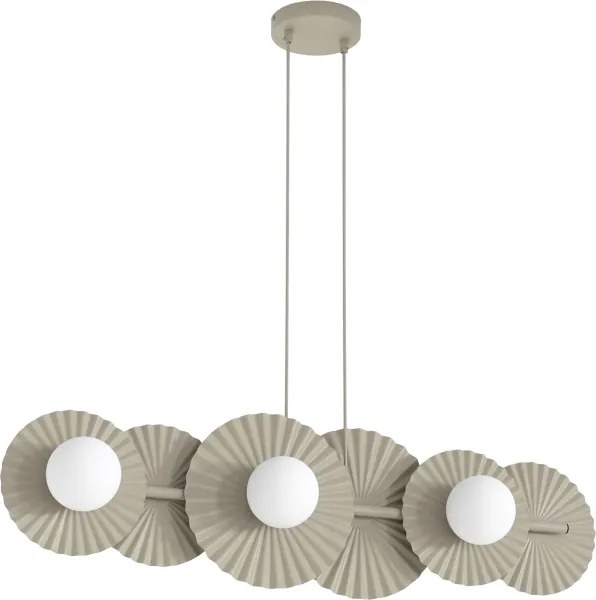 Candelabru suspendat UMBRA pe cablu, 6xG9/8W/230V, bej