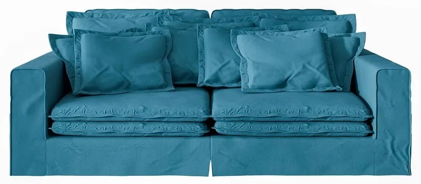 Canapea albastru-deschis 236 cm Nora – Ropez