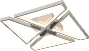 Searchlight 36520SI - Plafonieră LED dimabilă QUATRO LED/29W/230V 40x40 cm