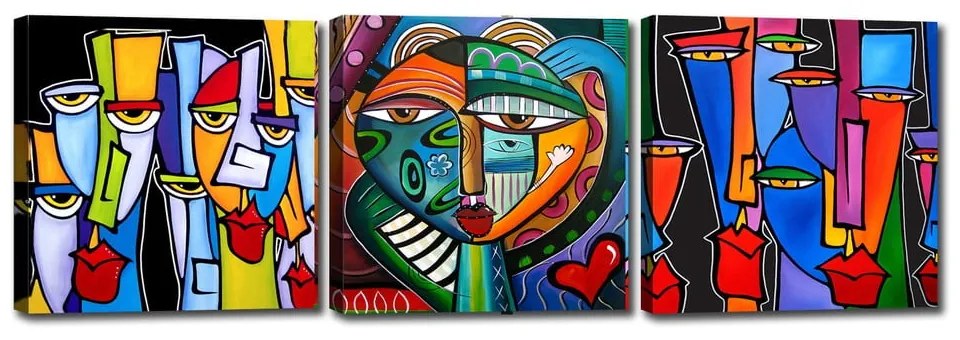 Set 3 tablouri Tablo Center