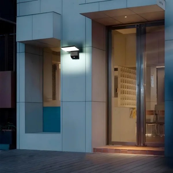 Immax 08513L - Aplică LED de exterior cu senzor MODERN, 18W, 230V, IP65