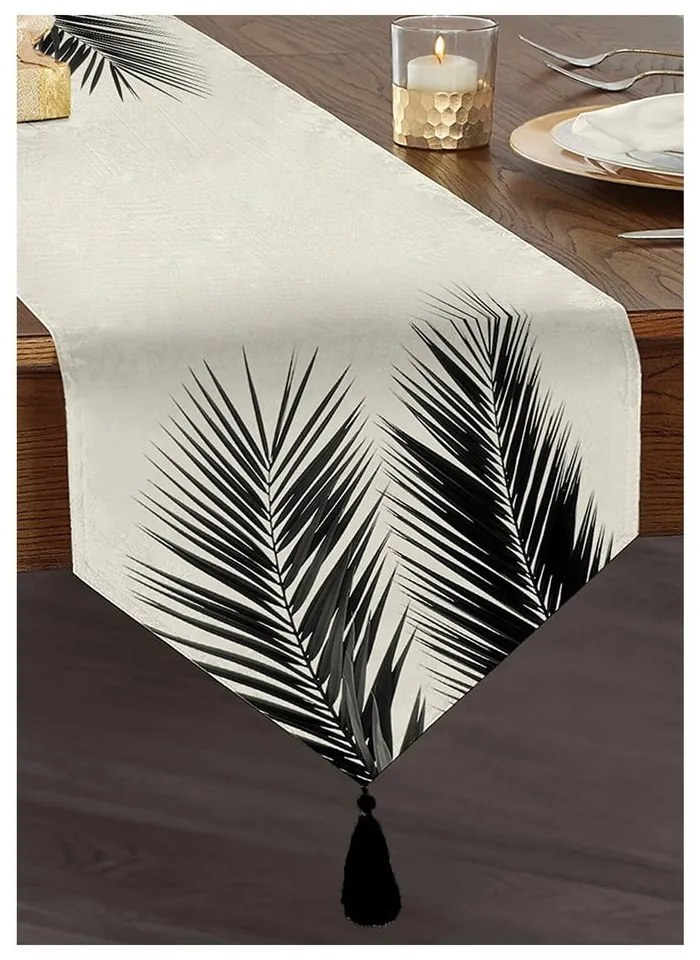 Napron de masă 45x140 cm Black Tree – Minimalist Cushion Covers