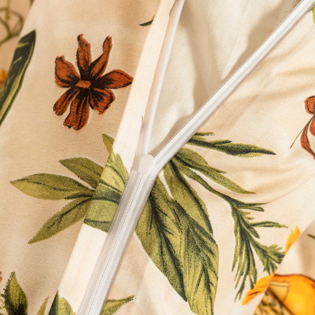 Lenjerie de pat din microfibra APOTHECARY crem Dimensiune lenjerie de pat: 2 buc 70 x 90 cm | 200 x 220 cm