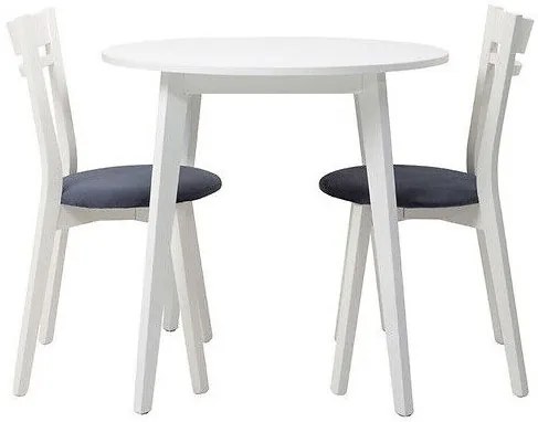 Set de mese Boston 365 76cm, 24 kg, Numărul de locuri: 2, Rotund, Stil: Scandinav, Lemn: Fag