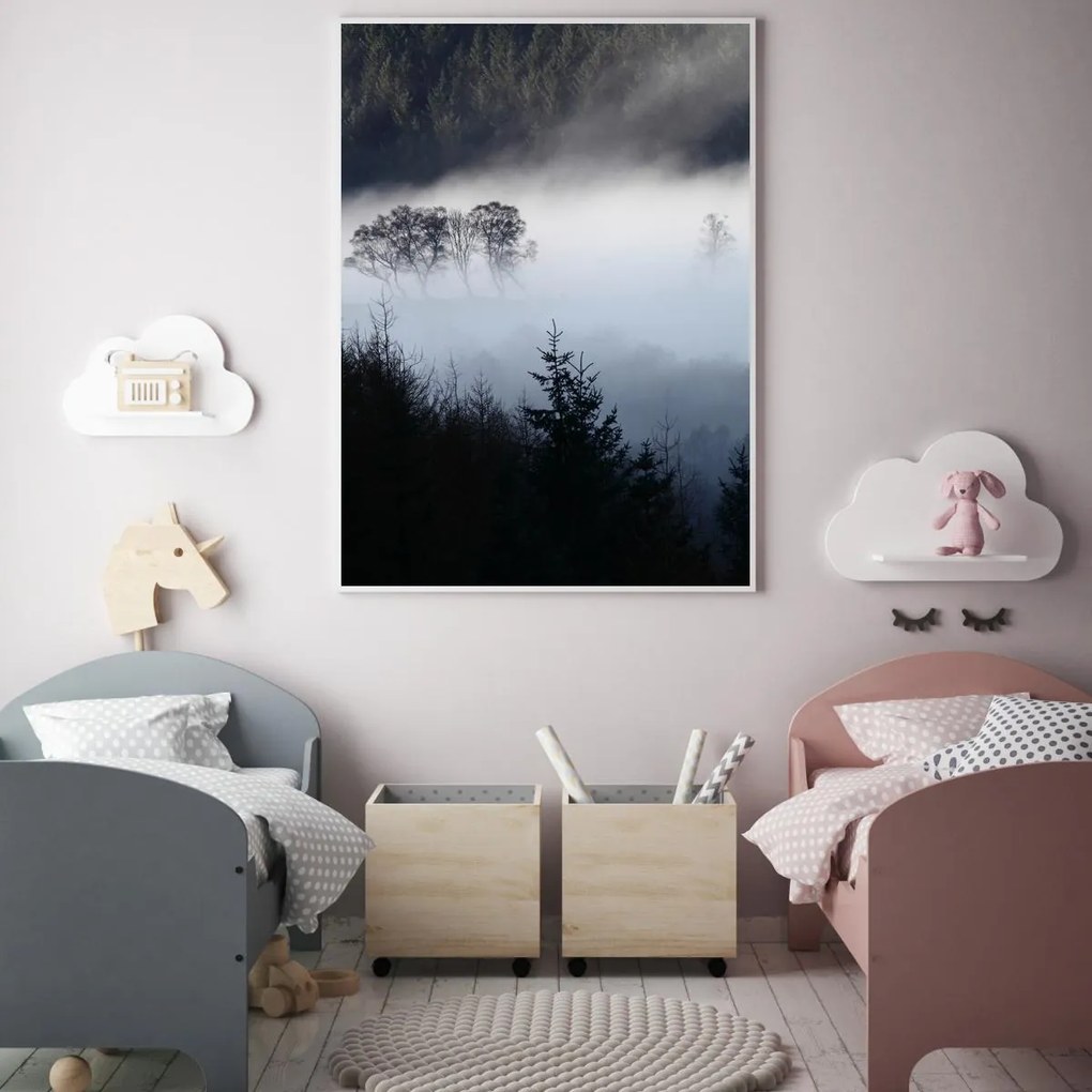 Poster - Păduea în ceață (A4)