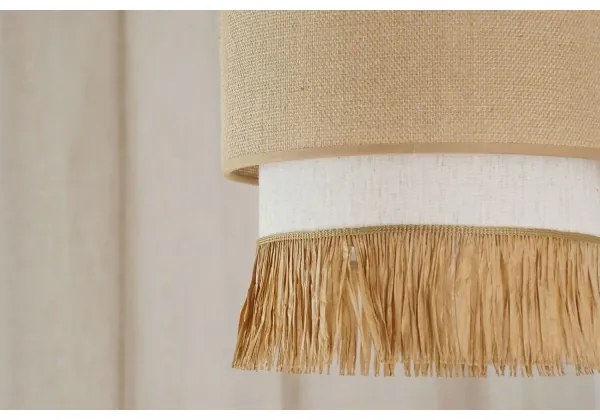 Brilagi - Candelabru pe cablu WINNETOU BOHO 1xE27/15W/230V pr. 25 cm maro/crem