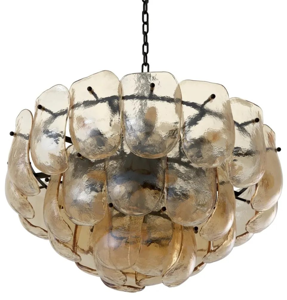 Candelabru design LUX, Sticla, Champagne, Gustave