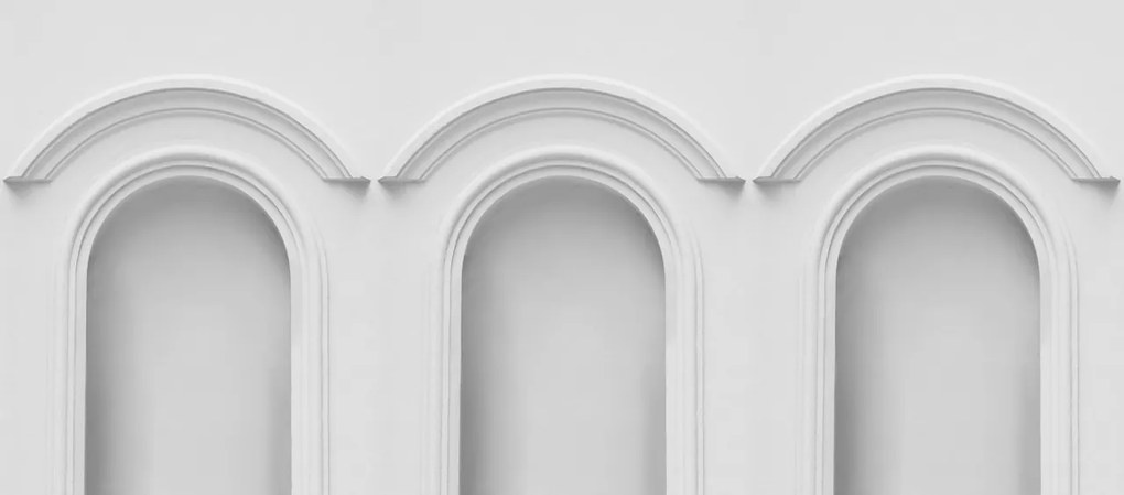 Fototapet, Forest Vaults, White, Rebel Walls
