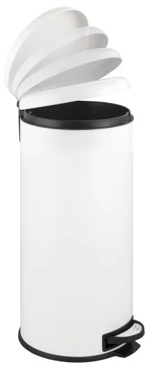 WENKO 22709100 - Coș LEMAN 30,5x64 cm alb/negru
