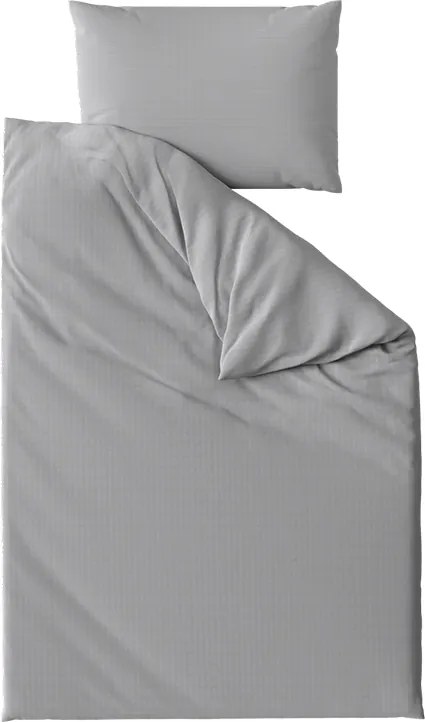Lenjerie de pat creponata DENYX gri Dimensiune lenjerie de pat: 2 buc 70 x 90 cm | 200 x 220 cm