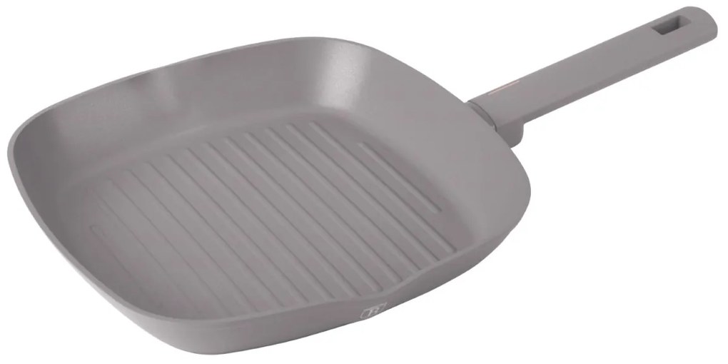 Set 3 Tigai antiaderente, tigaie grill, Taupe Collection Berlinger Haus BH 8109