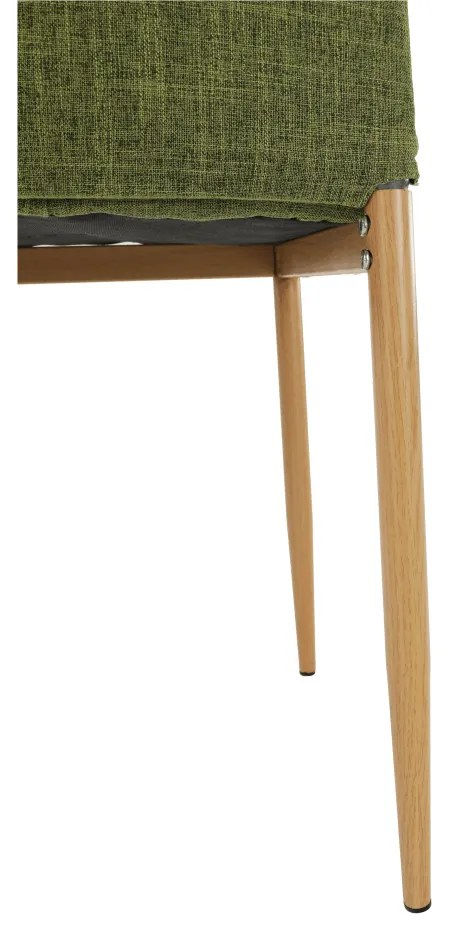 Scaun de sufragerie Collort nova (verde + fag). 744542