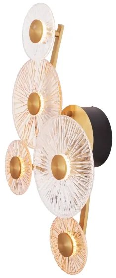 Aplică LED MAXLIGHT W0357 ALLURE 5xLED/5W/230V auriu