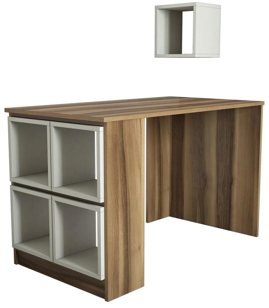 Masă PC Babar (Nuc + Crem). 1088231