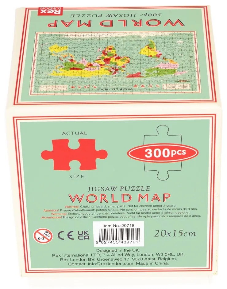 Puzzle pentru copii Rex London World Map