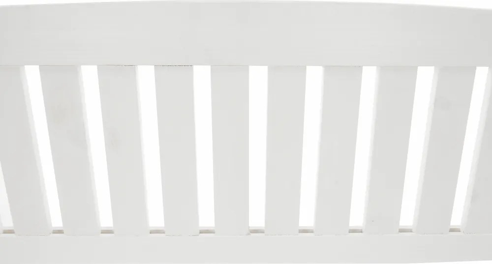 Bancă de grădină, alb, 123,5 cm, DILKA