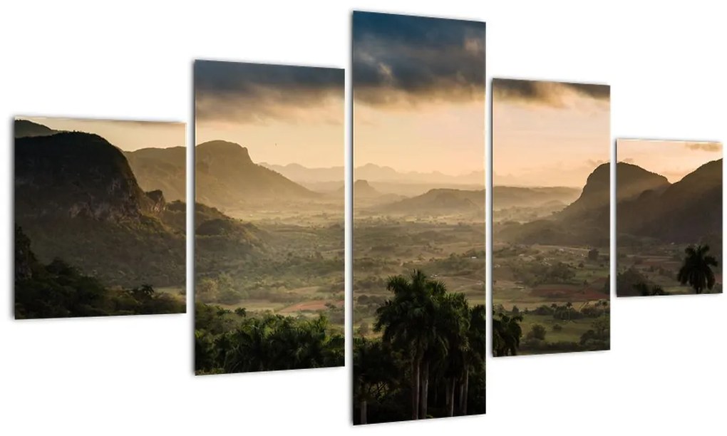 Tablou -  Vîrfurile Cubaneze (125x70 cm), în 40 de alte dimensiuni noi