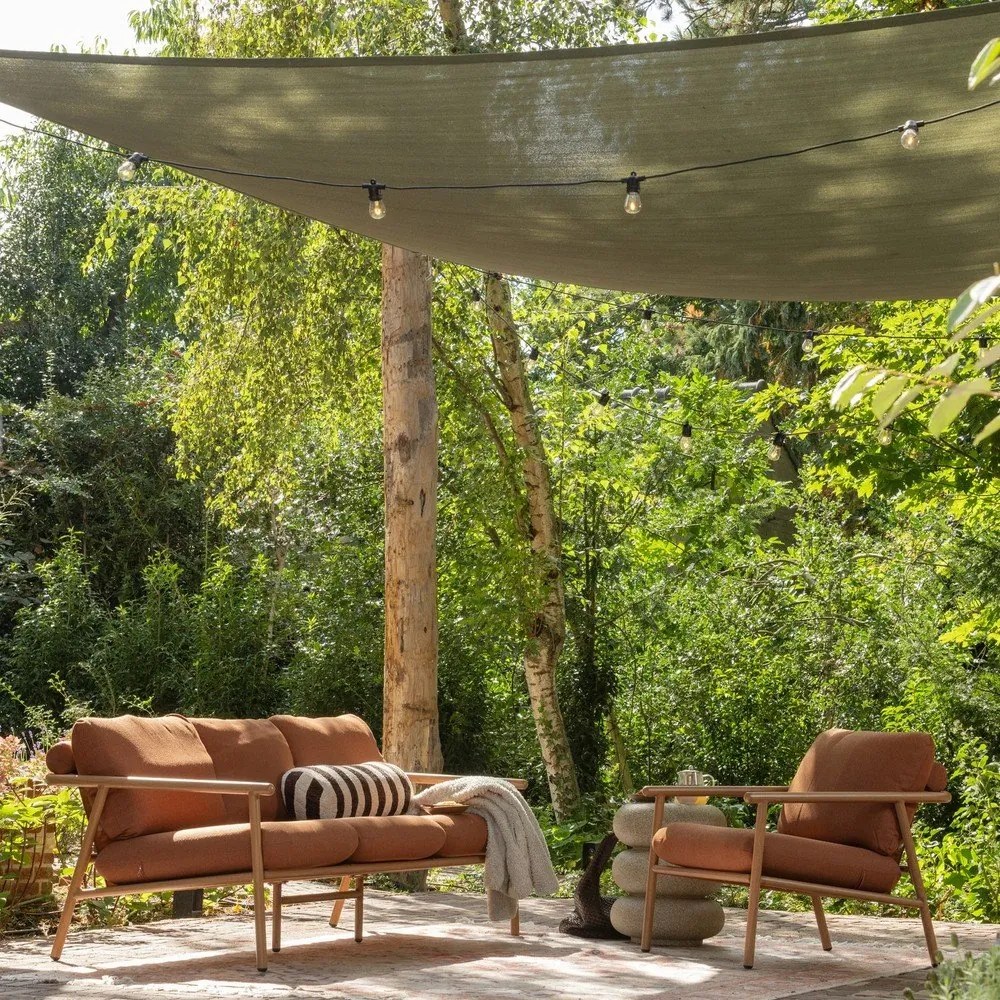 Măsuță de grădină rotundă cu aspect de piatră ø 40 cm Laurel – WOOOD