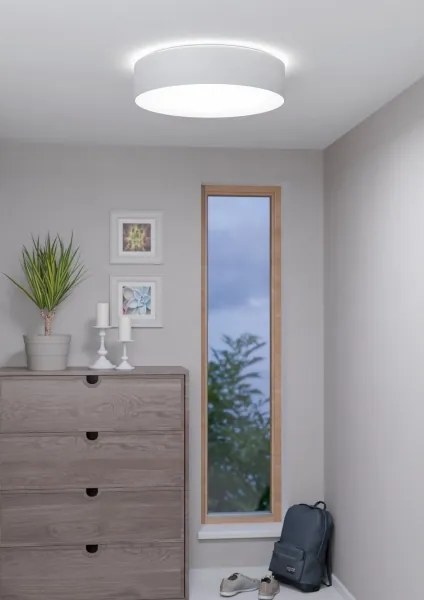 Eglo 31766 - LED RGBW plafonieră cu dimmer ROMAO-Z LED/35W/230V Ø 57 cm alb