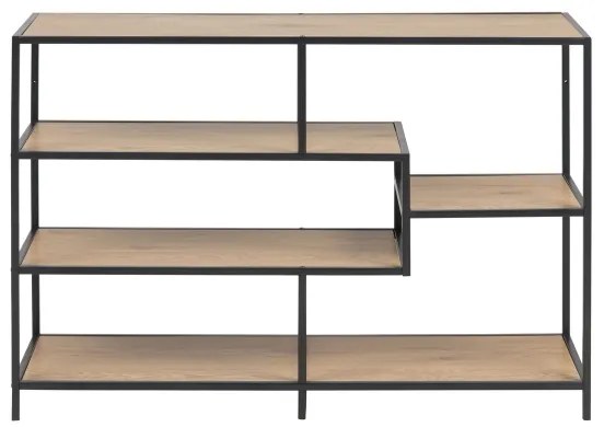 Bibliotecă SARON stejar/negru