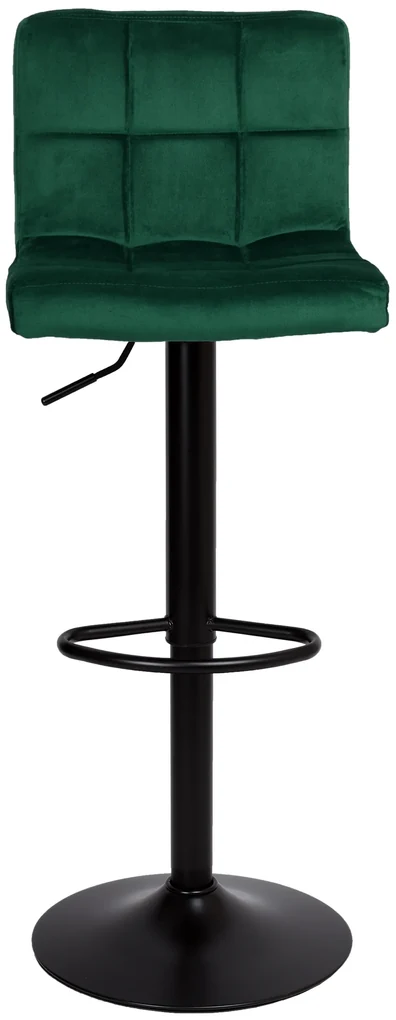 JAKS SCAUN DE BAR ARAKO BLACK VELUR  VERDE