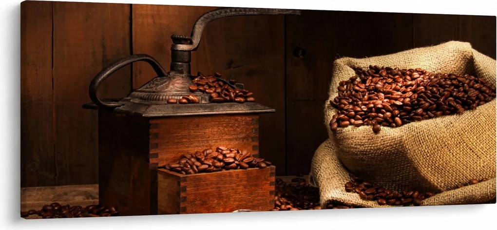 Tablou cu cafea (120x50 cm)