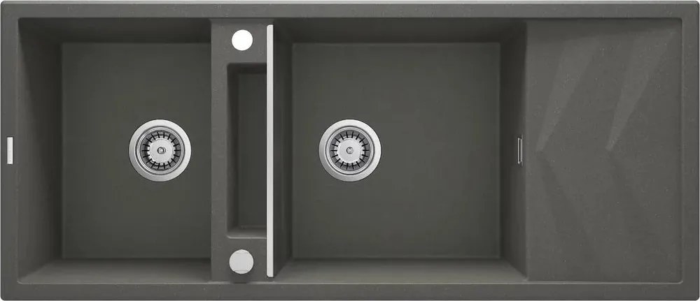 Chiuveta granit Deante Magnetic 116x50 cm antracit metalic