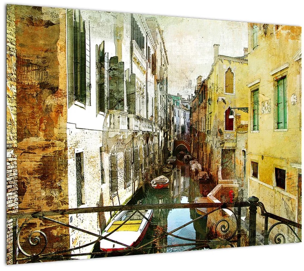 Tablou - Strada din Veneția (70x50 cm)
