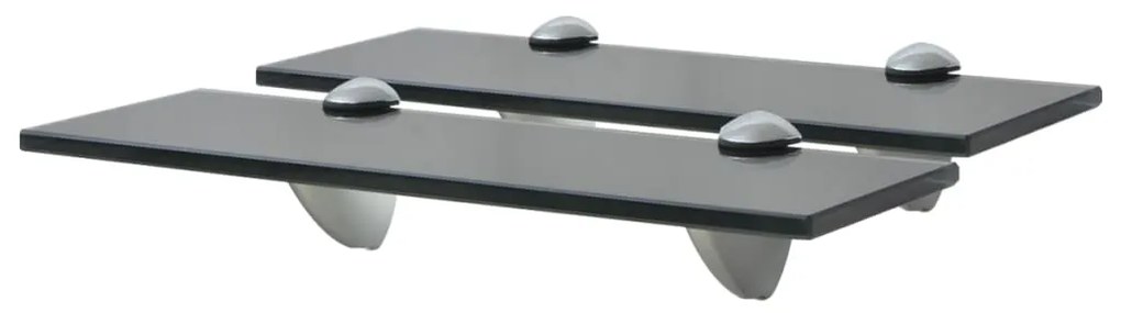 vidaXL Rafturi suspendate, 2 buc., 30 x 10 cm, sticlă, 8 mm