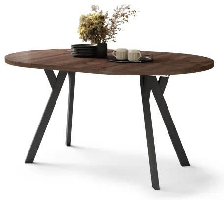 Masă extensibilă de dining ARTUR stejar/negru